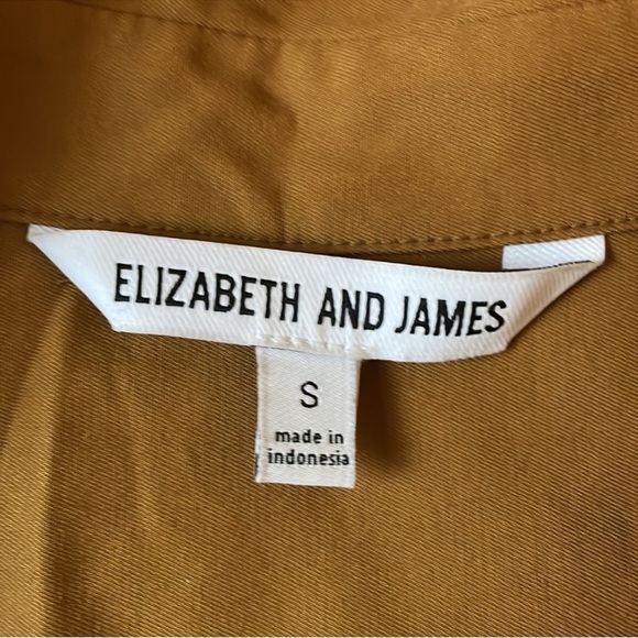 Elizabeth and James Utility Dressy Girl Belted Jumpsuit in Dirt Road Size S NWT - Picture 3 of 11